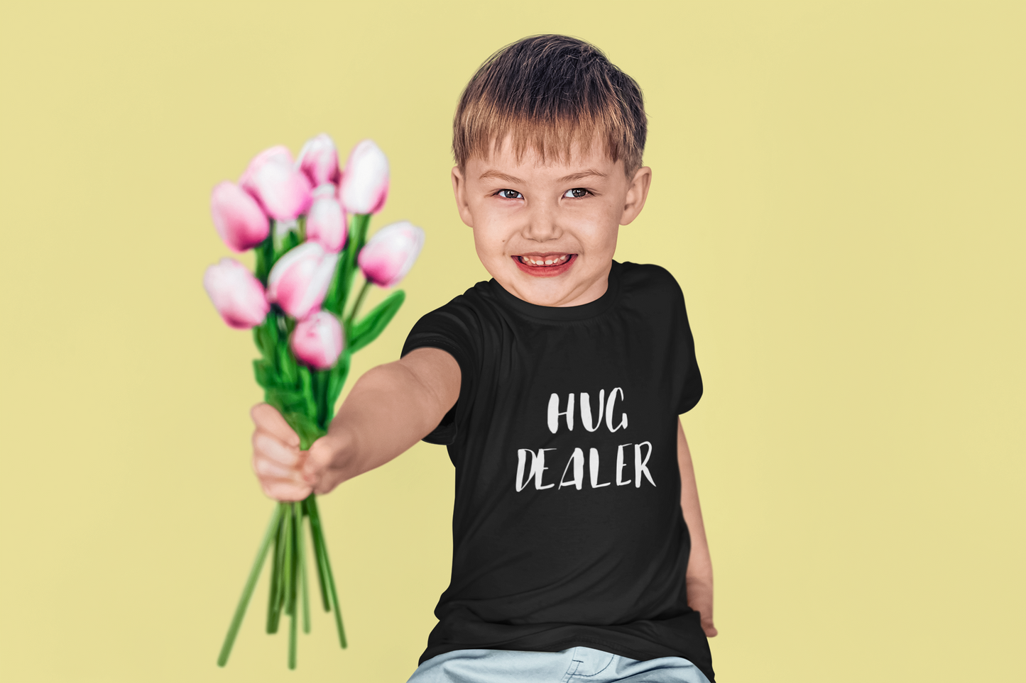 Hug Dealer Toddler Short Sleeve T-Shirt