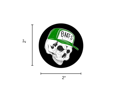 BMFS Skull Sticker