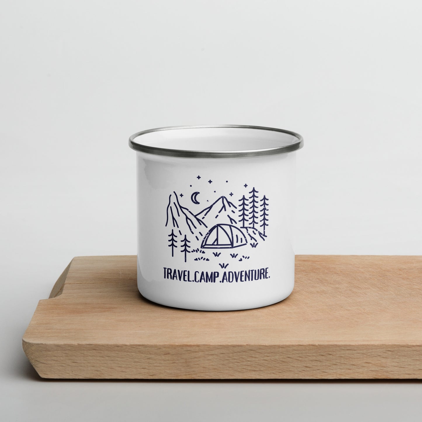 Travel Camp Adventure Enamel Mug