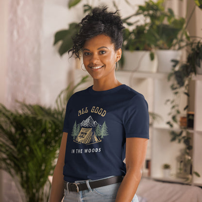 All Good In The Woods Short-Sleeve Navy T-Shirt