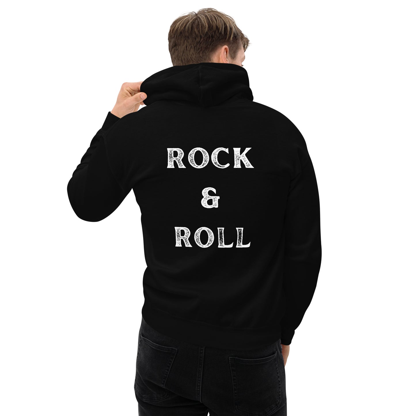 Rock & Roll Black Hoodie