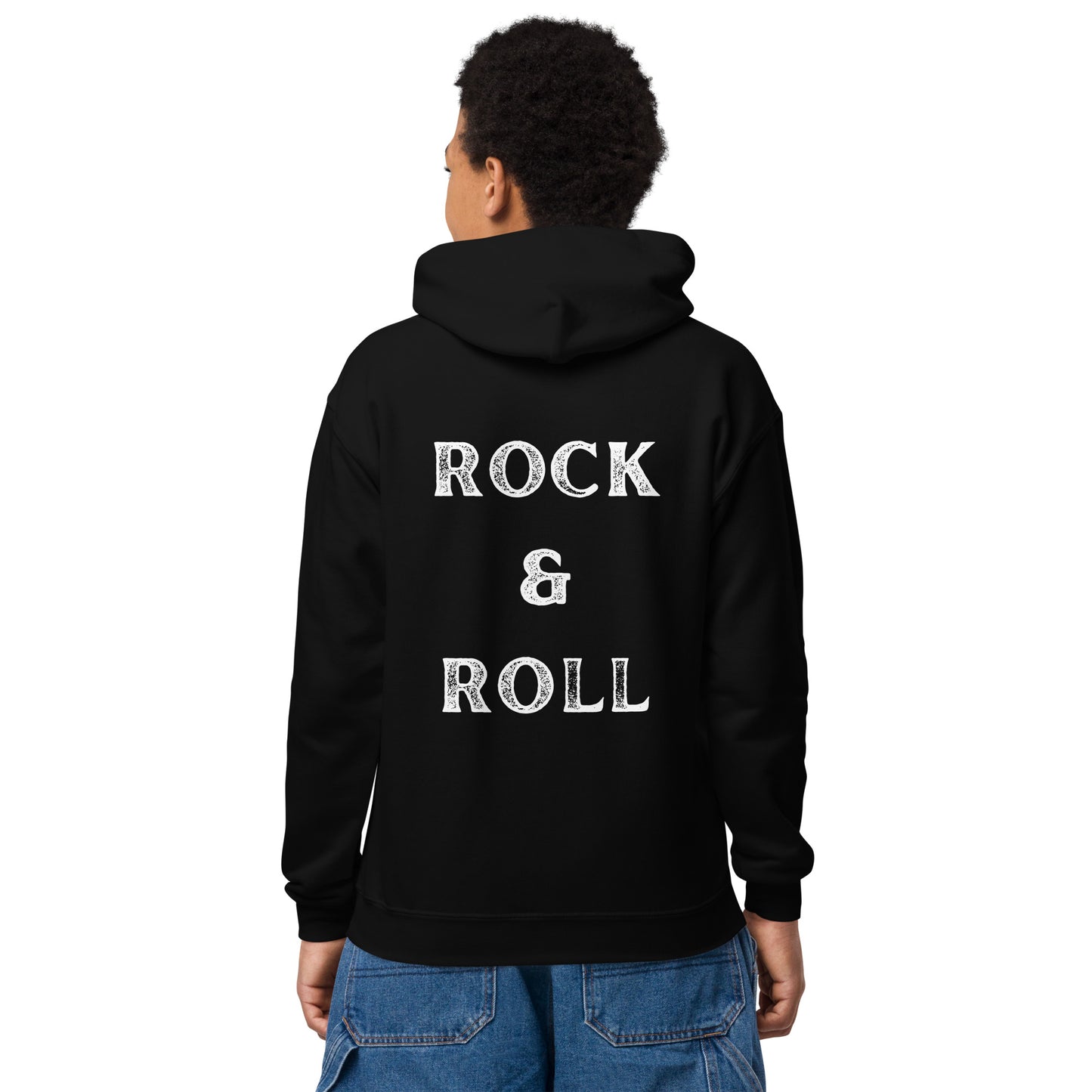 Rock & Roll Youth Black Hoodie