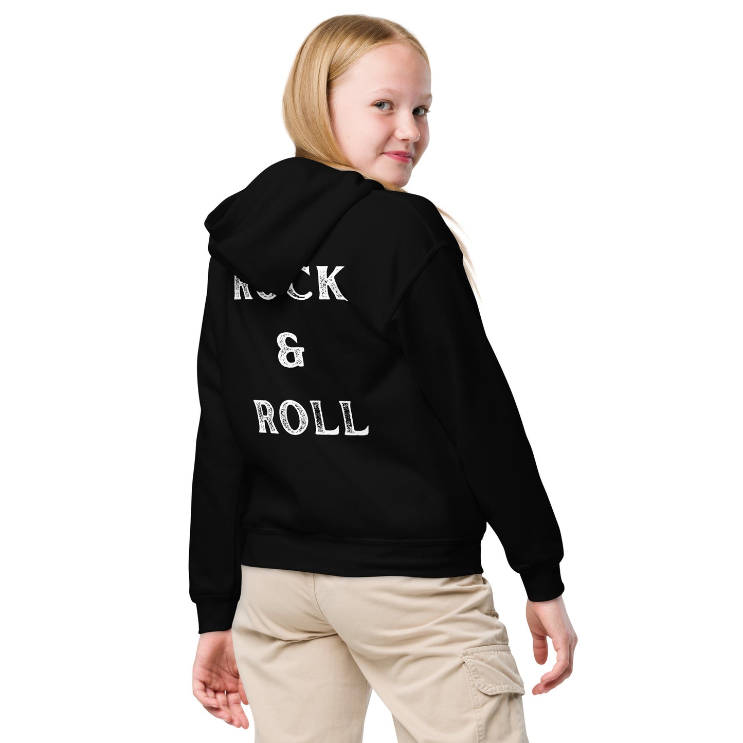 Rock & Roll Youth Black Hoodie